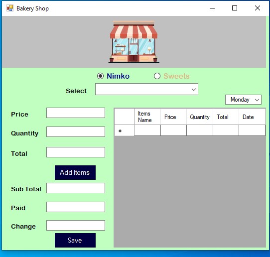 Bakery Management System
