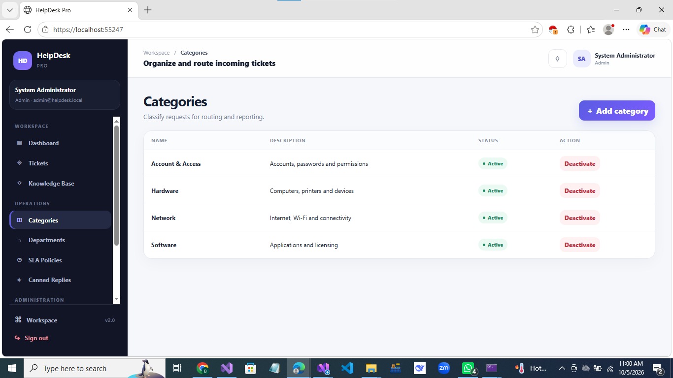 Help Desk Ticket System v2