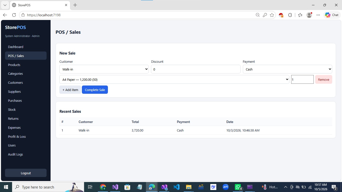 Inventory and Sales Management System