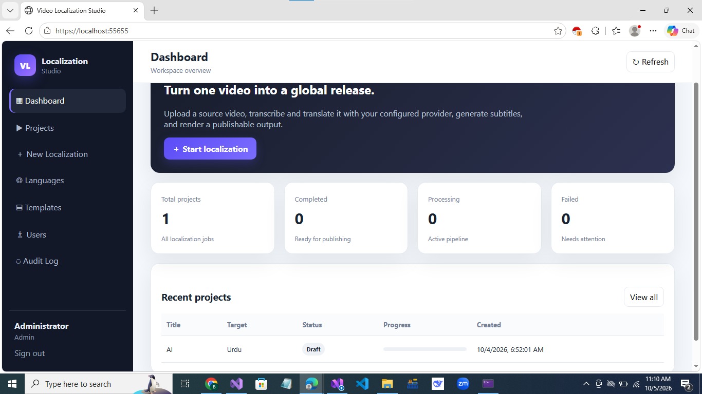 AI Video Localization Agent